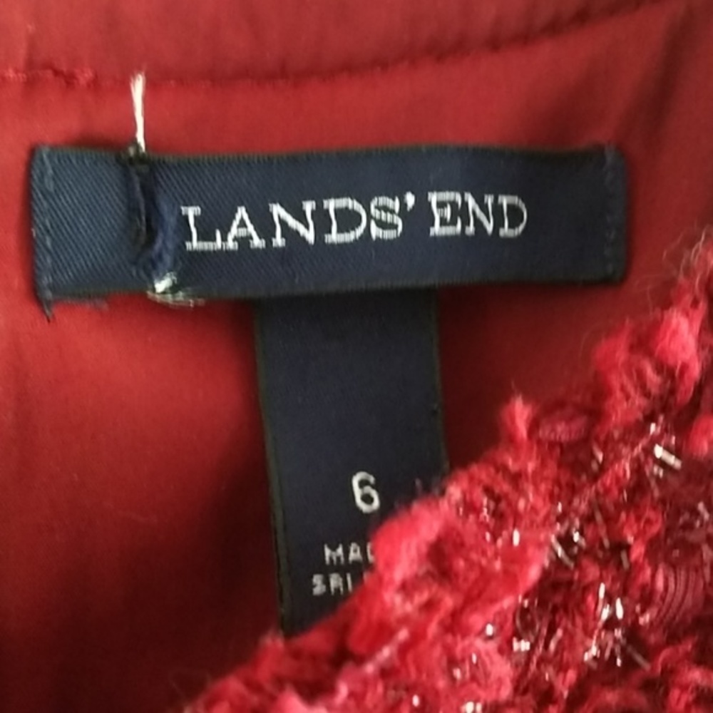 Lands End Tweed party lined-dress - Picture 3 of 6